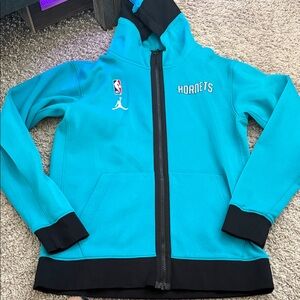 Jordan Teal and Black Kids Hoodie